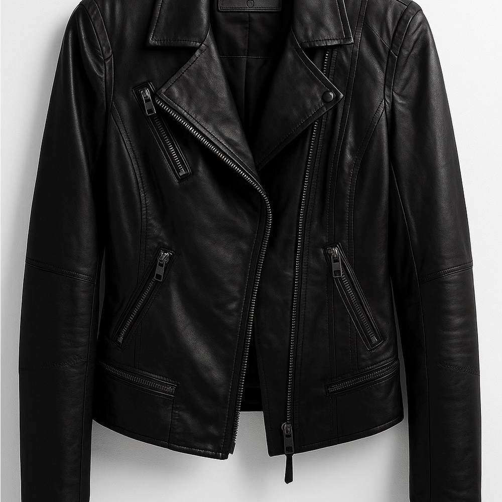 Blank NYC Classic Black Leather Jacket